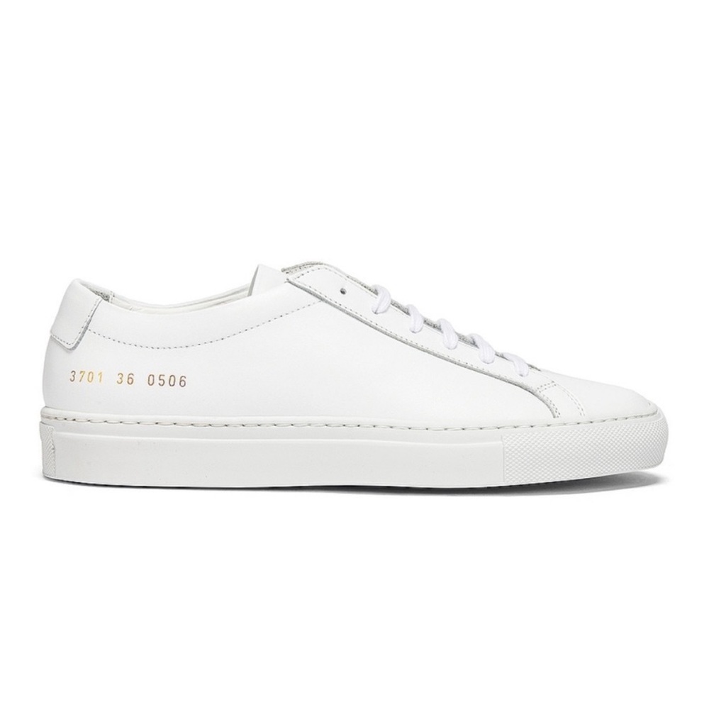 Common Projects Women’s Original Achilles Low Sneaker, white,size 38/ size 7.5
